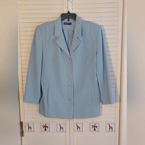 Karen Scott Light Blue Women's Pantsuit - Picture 3 of 16